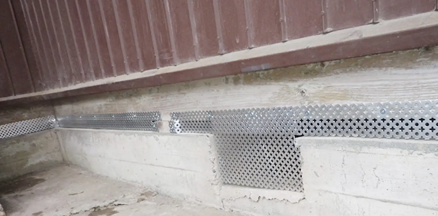 穴塞ぎ箇所の施行後のイメージ