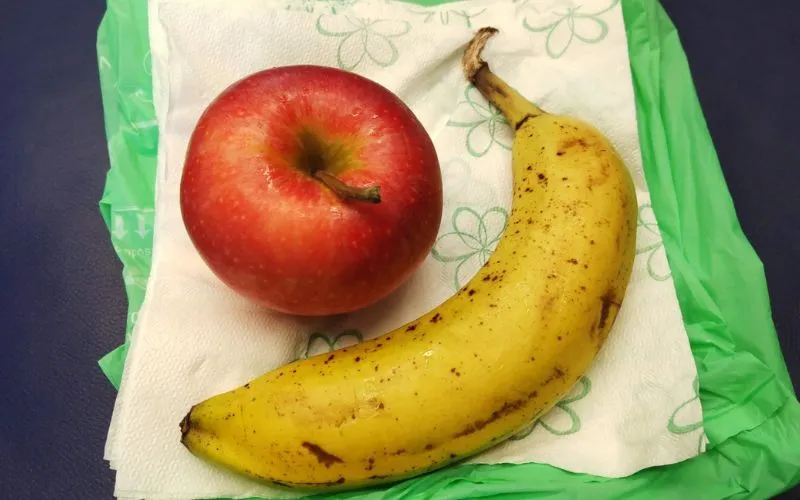 リンゴとバナナ